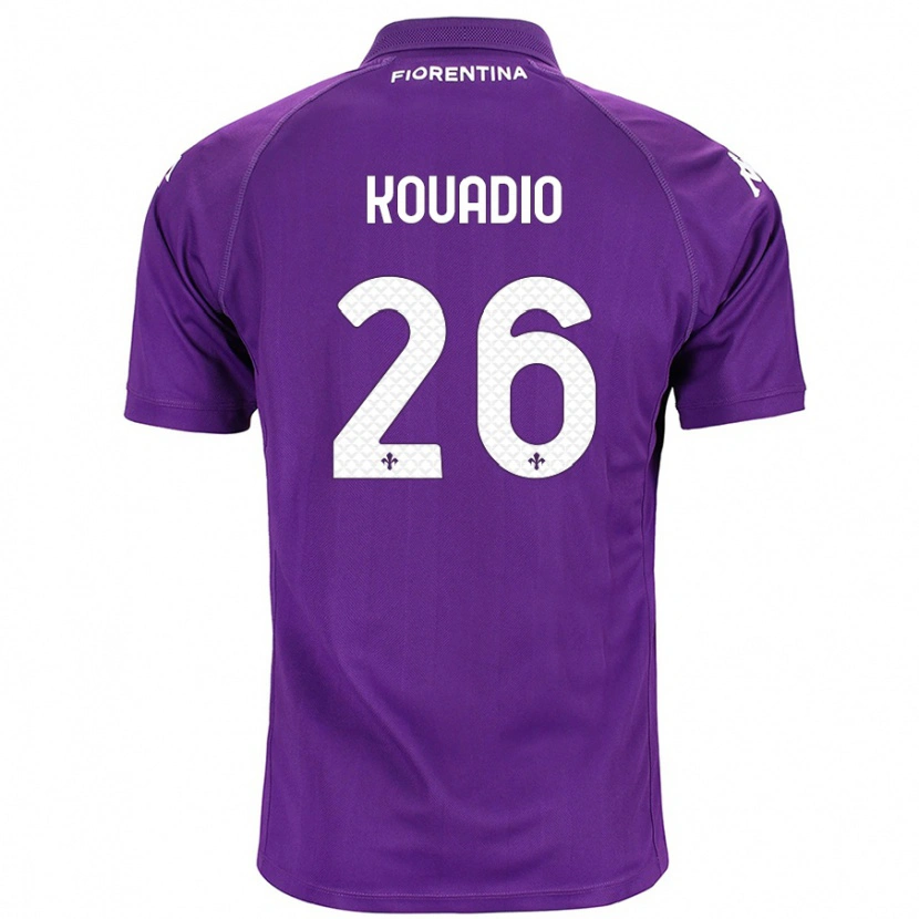 Danxen Niño Camiseta Eddy Kouadio #26 Morado 1ª Equipación 2024/25 La Camisa México