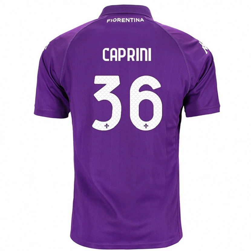 Danxen Niño Camiseta Maat Daniel Caprini #36 Morado 1ª Equipación 2024/25 La Camisa México