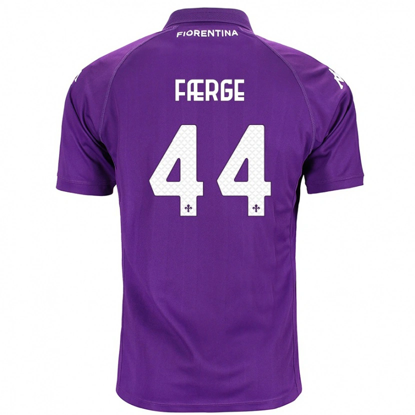 Danxen Niño Camiseta Emma Færge #44 Morado 1ª Equipación 2024/25 La Camisa México