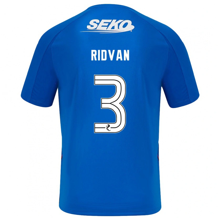 Danxen Niño Camiseta Rıdvan Yılmaz #3 Azul Oscuro 1ª Equipación 2024/25 La Camisa México