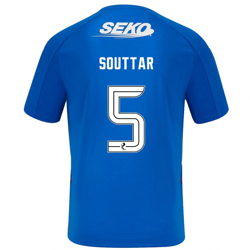 Danxen Niño Camiseta John Souttar #5 Azul Oscuro 1ª Equipación 2024/25 La Camisa México