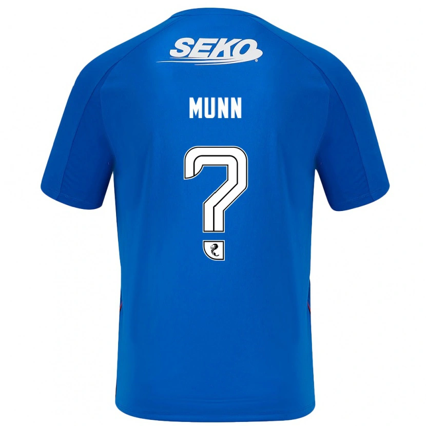 Danxen Niño Camiseta Mason Munn #0 Azul Oscuro 1ª Equipación 2024/25 La Camisa México