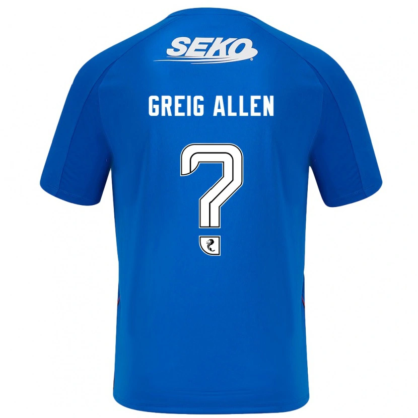 Danxen Niño Camiseta Greig Allen #0 Azul Oscuro 1ª Equipación 2024/25 La Camisa México