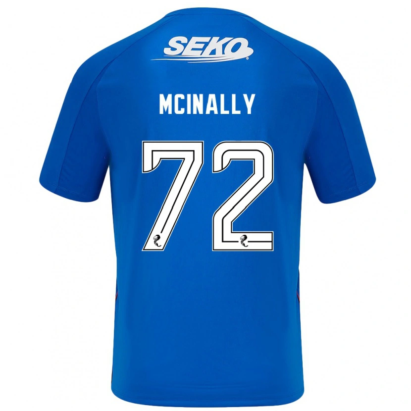 Danxen Niño Camiseta Darren Mcinally #72 Azul Oscuro 1ª Equipación 2024/25 La Camisa México
