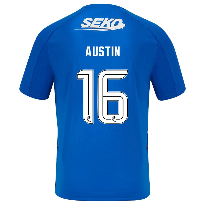 Danxen Niño Camiseta Eilidh Austin #16 Azul Oscuro 1ª Equipación 2024/25 La Camisa México