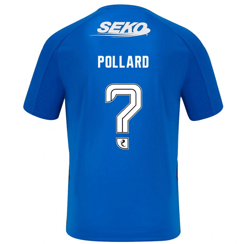 Danxen Niño Camiseta Lancelot Pollard #0 Azul Oscuro 1ª Equipación 2024/25 La Camisa México