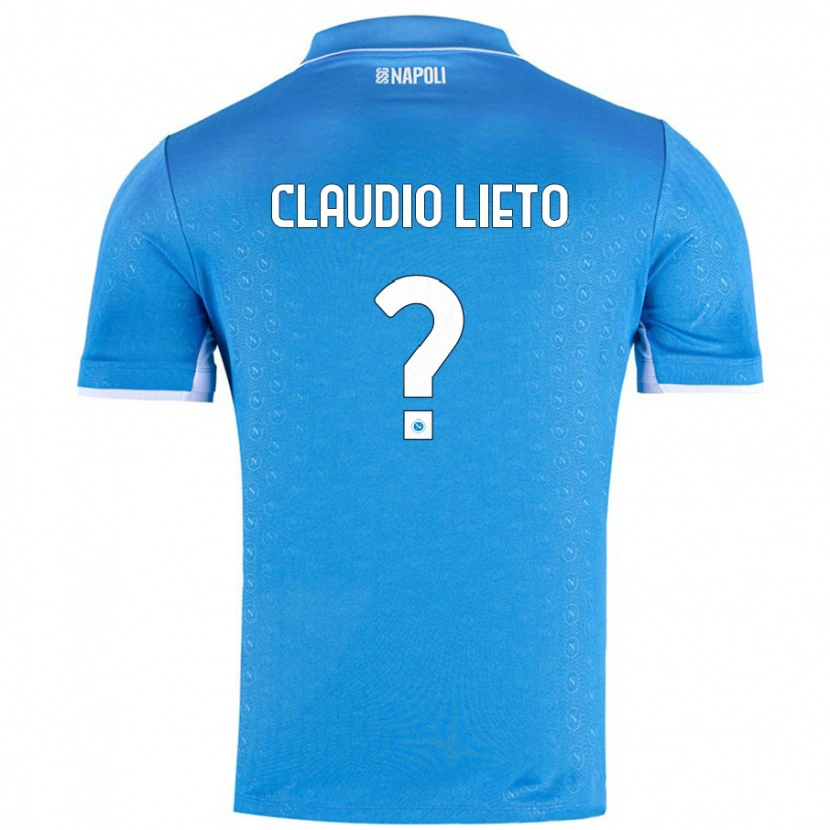 Danxen Niño Camiseta Claudio Lieto #0 Azul Cielo 1ª Equipación 2024/25 La Camisa México