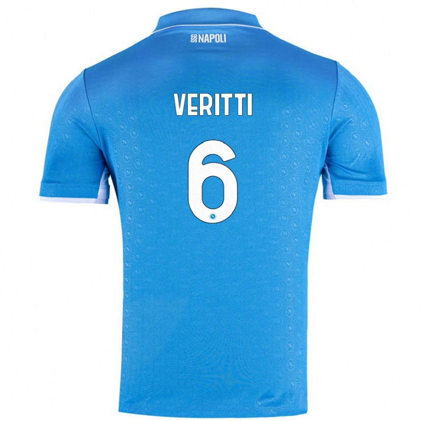 Danxen Niño Camiseta Federica Veritti #6 Azul Cielo 1ª Equipación 2024/25 La Camisa México