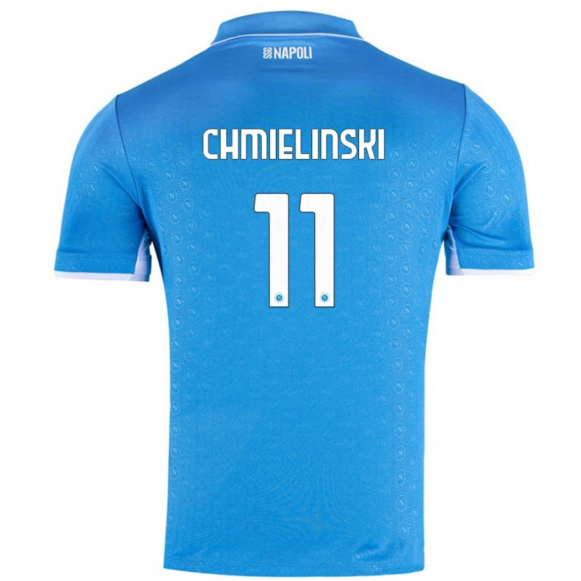 Danxen Niño Camiseta Gina Chmielinski #11 Azul Cielo 1ª Equipación 2024/25 La Camisa México