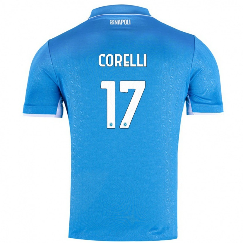 Danxen Niño Camiseta Alice Corelli #17 Azul Cielo 1ª Equipación 2024/25 La Camisa México