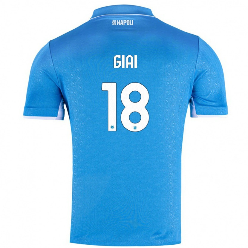 Danxen Niño Camiseta Alice Giai #18 Azul Cielo 1ª Equipación 2024/25 La Camisa México