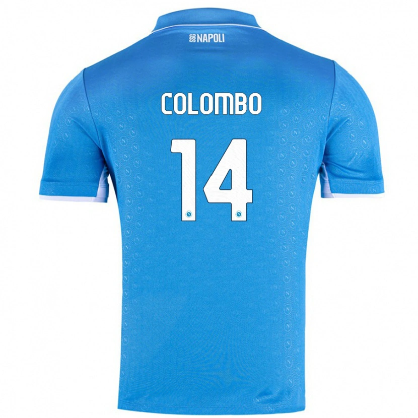 Danxen Niño Camiseta Sofia Colombo #14 Azul Cielo 1ª Equipación 2024/25 La Camisa México