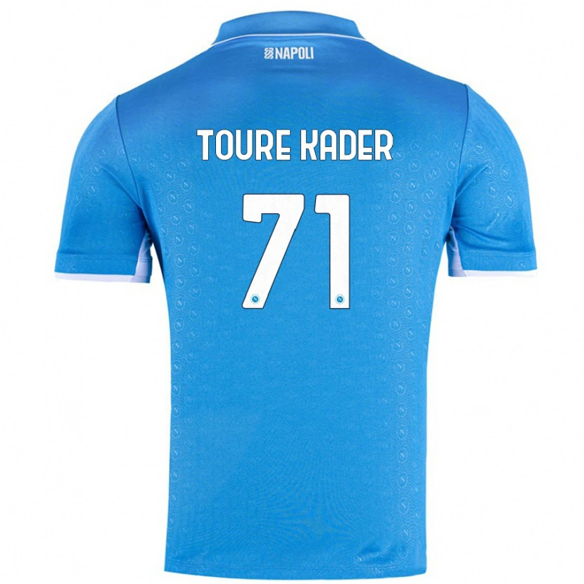 Danxen Niño Camiseta Aziz Toure Kader #71 Azul Cielo 1ª Equipación 2024/25 La Camisa México