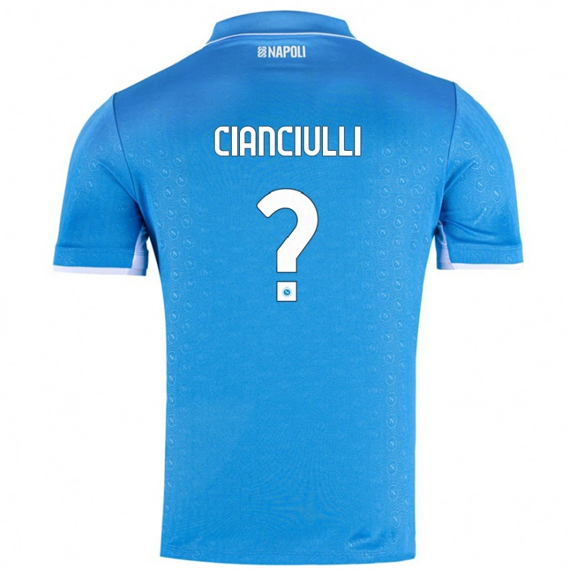 Danxen Niño Camiseta Antonio Cianciulli #0 Azul Cielo 1ª Equipación 2024/25 La Camisa México