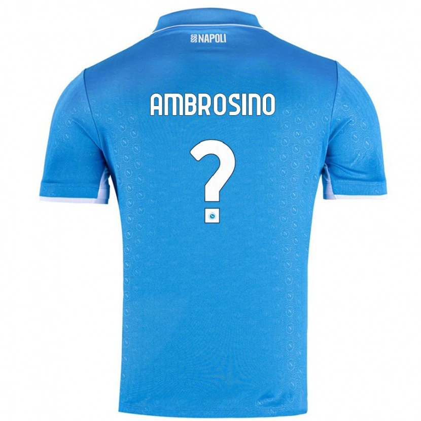 Danxen Niño Camiseta Ambrosino #0 Azul Cielo 1ª Equipación 2024/25 La Camisa México
