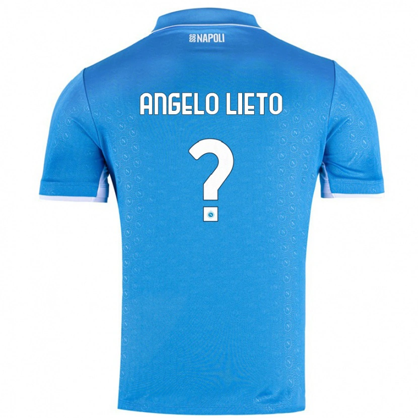 Danxen Niño Camiseta Angelo Lieto #0 Azul Cielo 1ª Equipación 2024/25 La Camisa México
