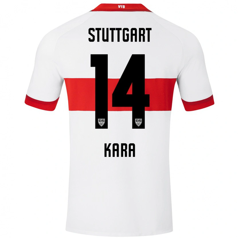 Danxen Niño Camiseta Semih Kara #14 Blanco Rojo 1ª Equipación 2024/25 La Camisa México