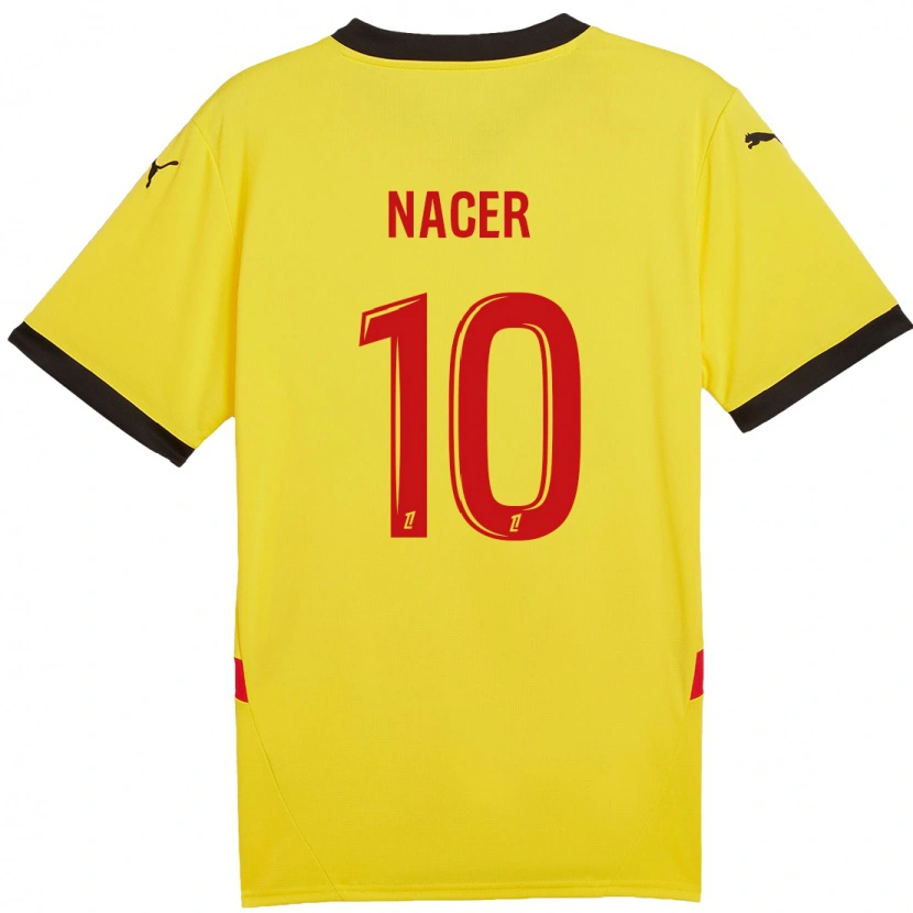 Danxen Niño Camiseta Myriem Nacer #10 Amarillo Rojo 1ª Equipación 2024/25 La Camisa México