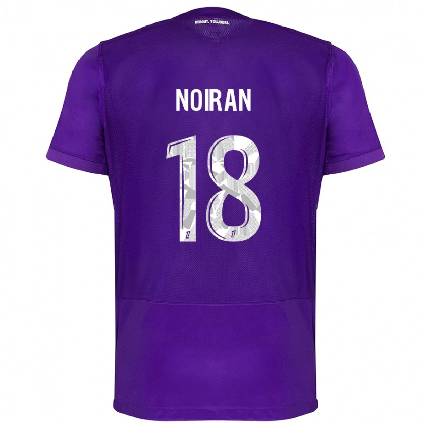 Danxen Niño Camiseta Clara Noiran #18 Morado Blanco 1ª Equipación 2024/25 La Camisa México