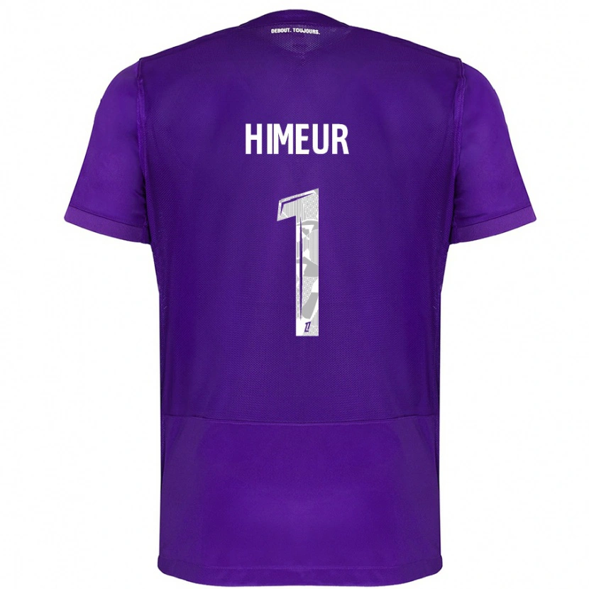 Danxen Niño Camiseta Thomas Himeur #1 Morado Blanco 1ª Equipación 2024/25 La Camisa México