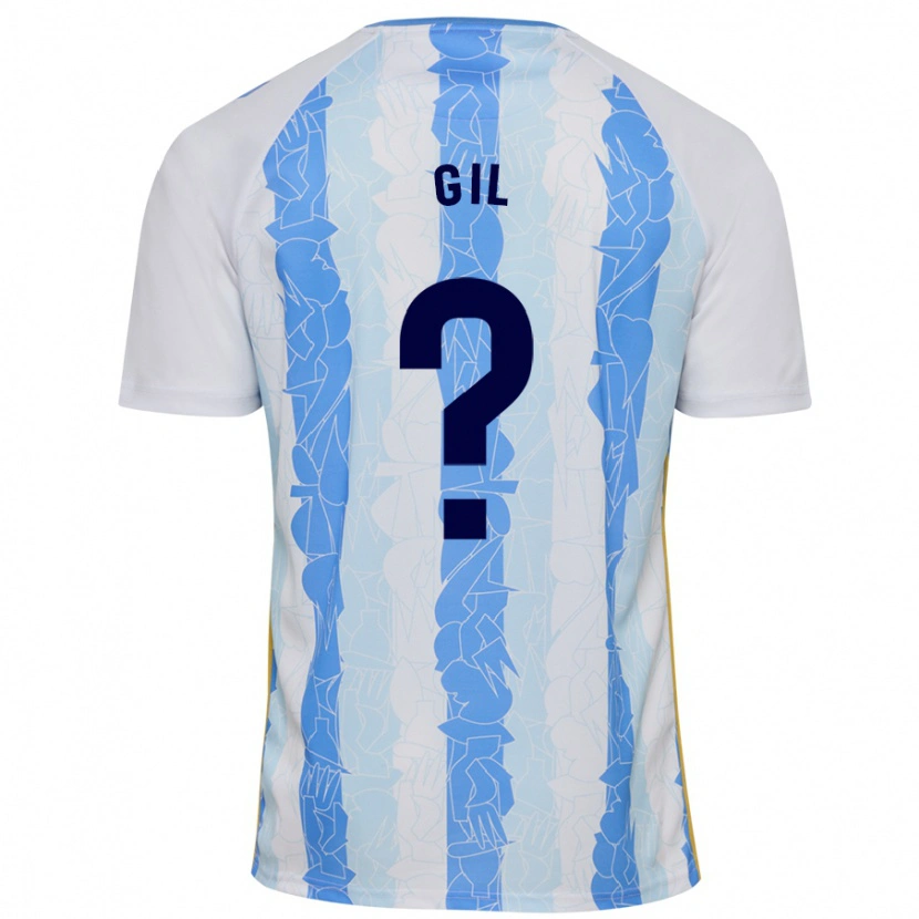 Danxen Niño Camiseta José Gil #0 Blanco Azul 1ª Equipación 2024/25 La Camisa México