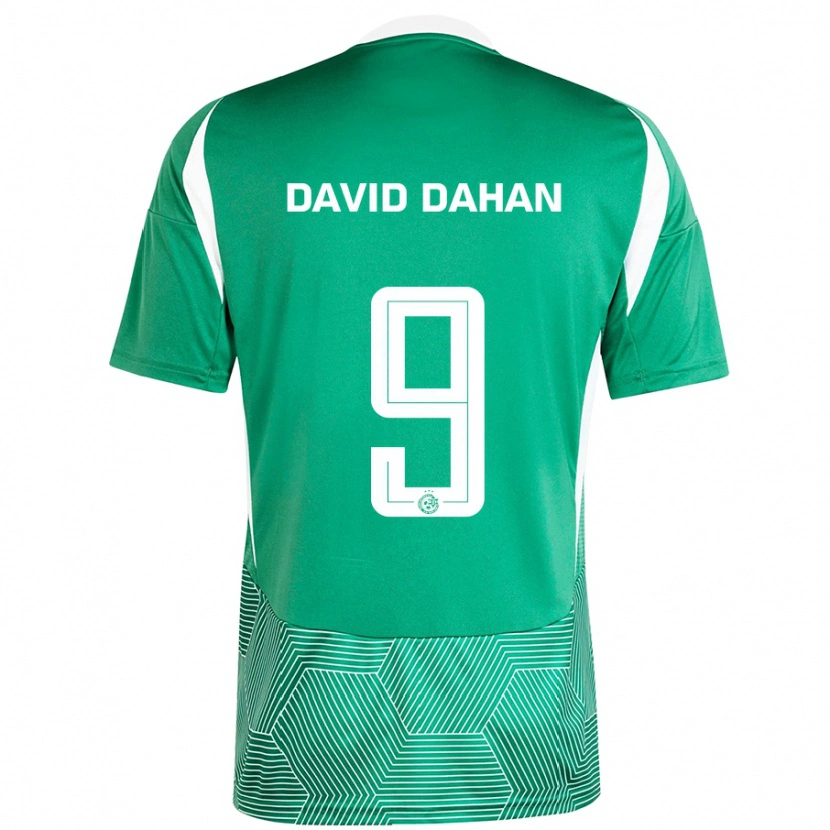 Danxen Niño Camiseta Omer David Dahan #9 Verde Blanco 1ª Equipación 2024/25 La Camisa México