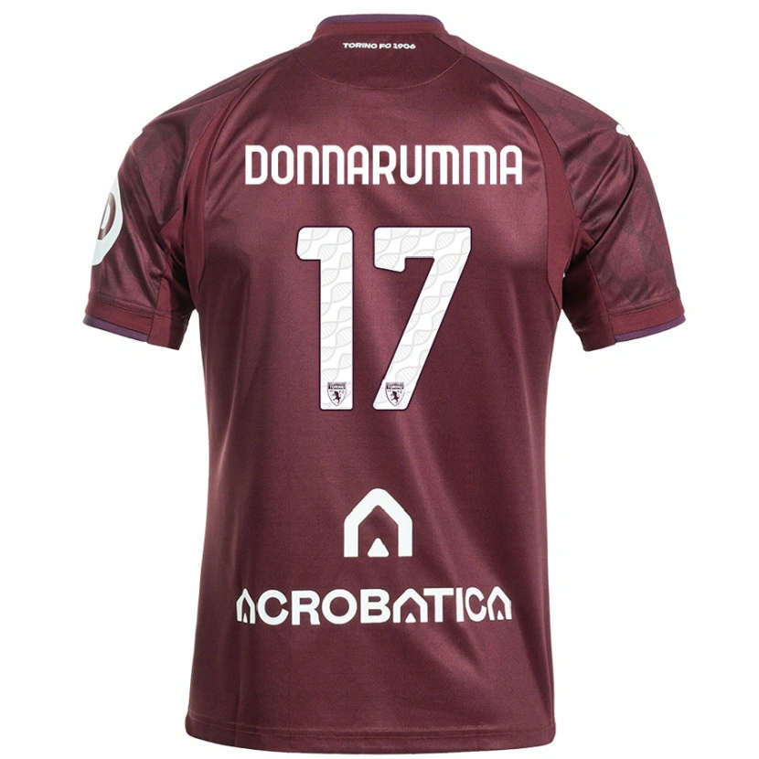 Danxen Niño Camiseta Antonio Donnarumma #17 Granate Blanco 1ª Equipación 2024/25 La Camisa México