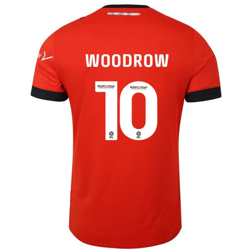 Danxen Niño Camiseta Cauley Woodrow #10 Naranja Negro 1ª Equipación 2024/25 La Camisa México