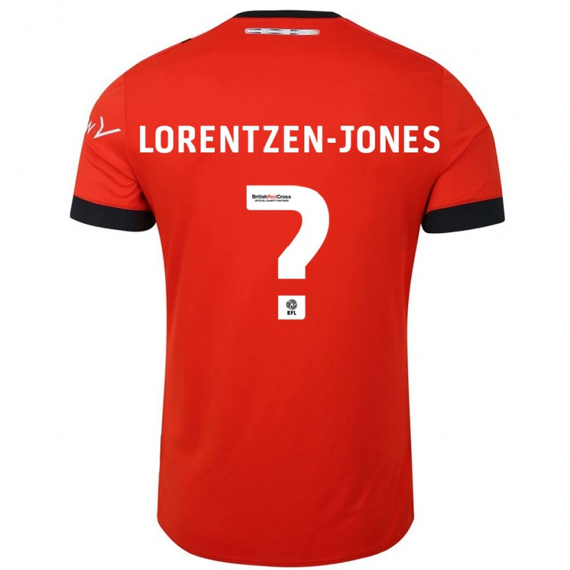 Danxen Niño Camiseta Jack Lorentzen-Jones #0 Naranja Negro 1ª Equipación 2024/25 La Camisa México