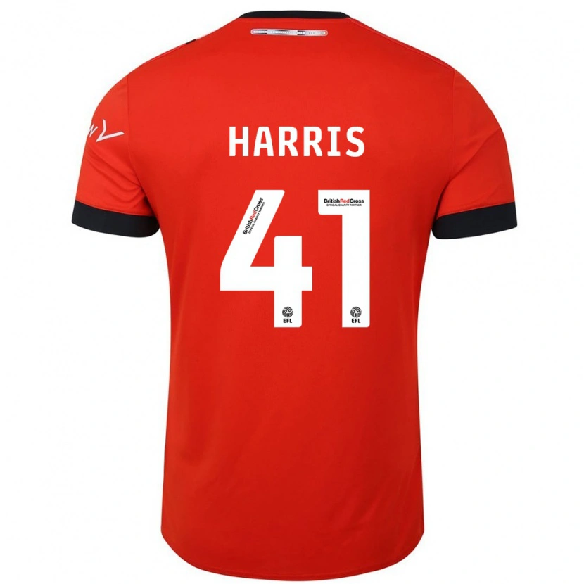 Danxen Niño Camiseta Taylan Harris #41 Naranja Negro 1ª Equipación 2024/25 La Camisa México