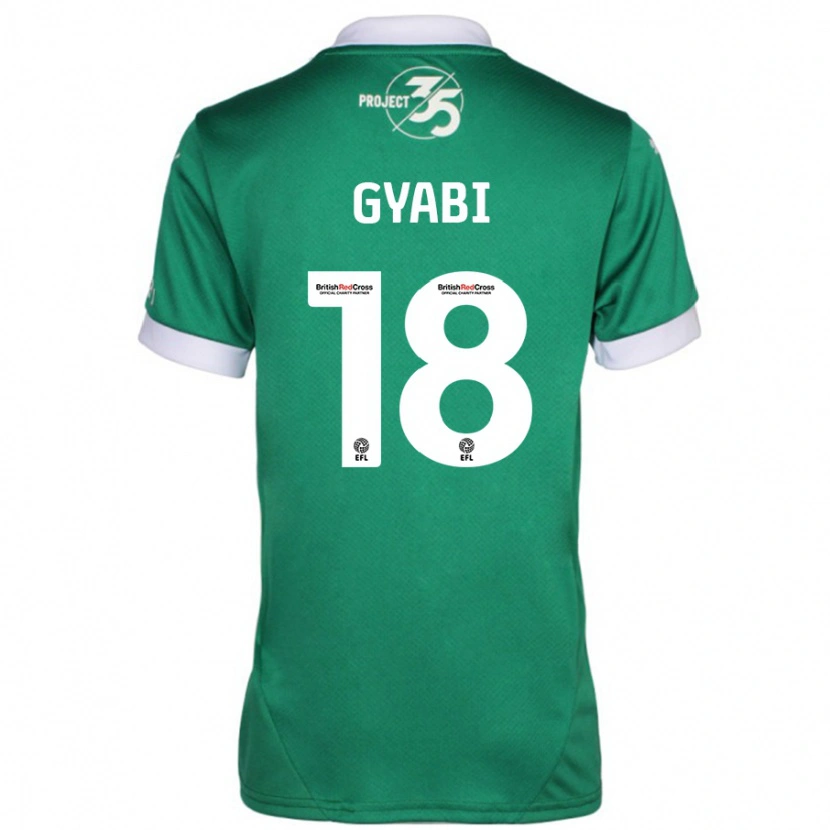 Danxen Niño Camiseta Darko Gyabi #18 Verde Blanco 1ª Equipación 2024/25 La Camisa México
