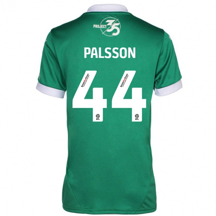 Danxen Niño Camiseta Victor Pálsson #44 Verde Blanco 1ª Equipación 2024/25 La Camisa México