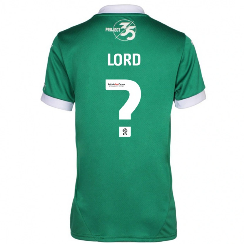 Danxen Niño Camiseta Sam Lord #0 Verde Blanco 1ª Equipación 2024/25 La Camisa México