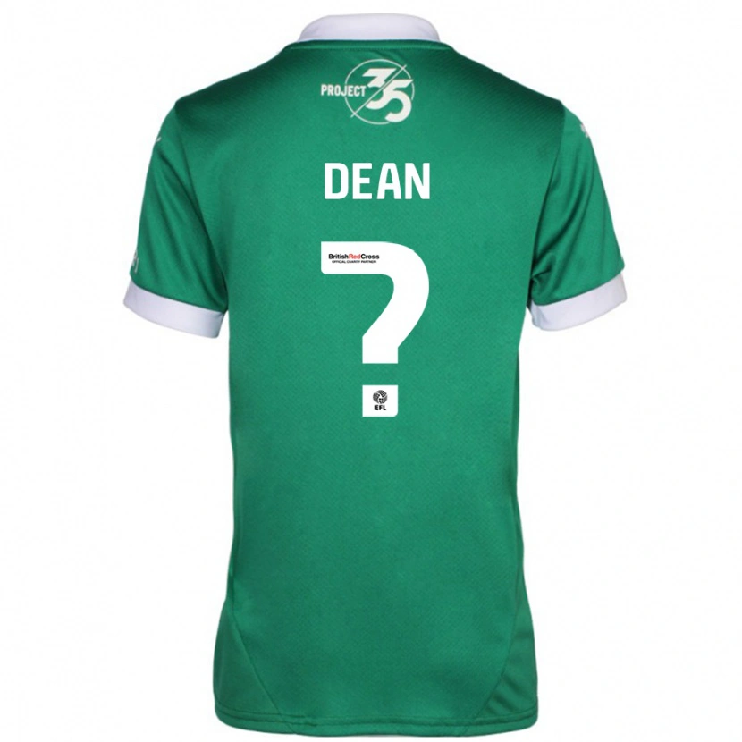 Danxen Niño Camiseta Oscar Dean #0 Verde Blanco 1ª Equipación 2024/25 La Camisa México
