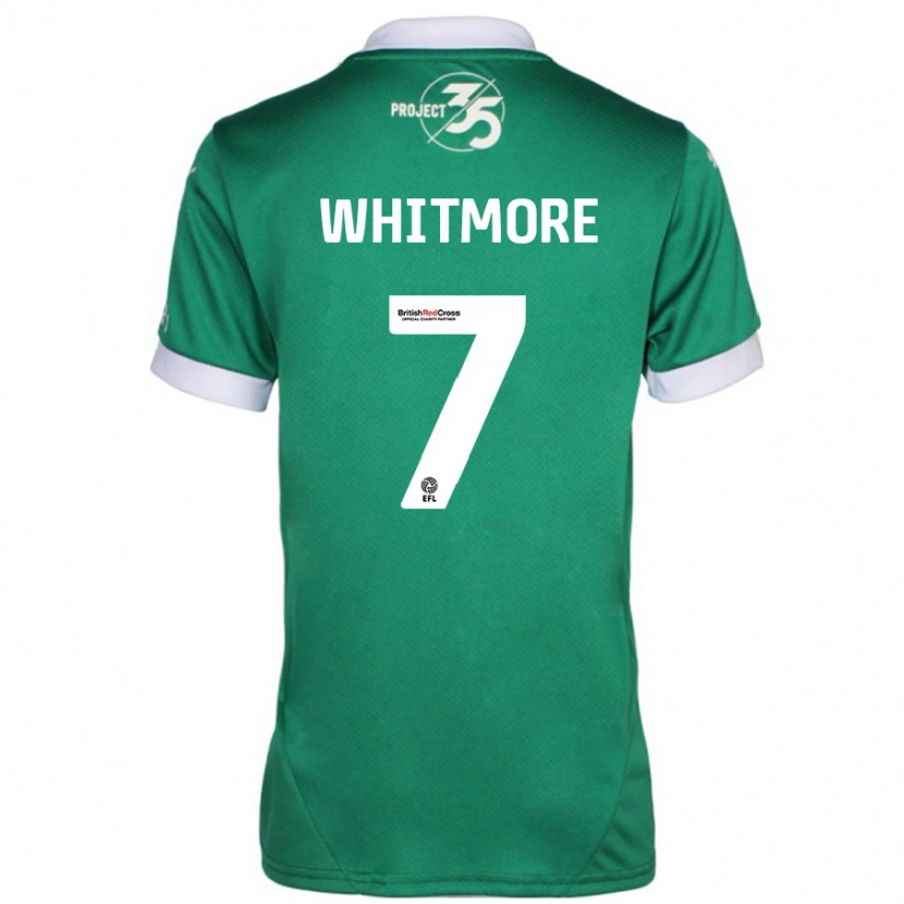 Danxen Niño Camiseta Charlotte Whitmore #7 Verde Blanco 1ª Equipación 2024/25 La Camisa México