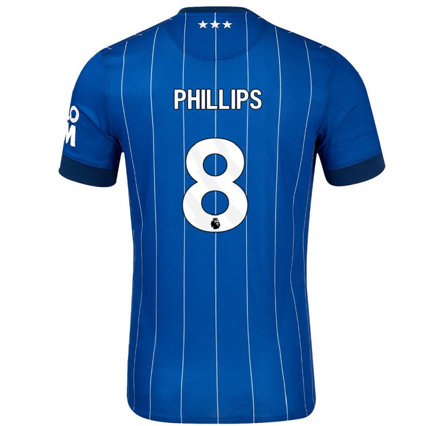 Danxen Niño Camiseta Kalvin Phillips #8 Azul Marino 1ª Equipación 2024/25 La Camisa México