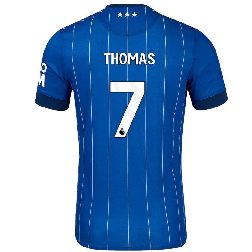 Danxen Niño Camiseta Natasha Thomas #7 Azul Marino 1ª Equipación 2024/25 La Camisa México