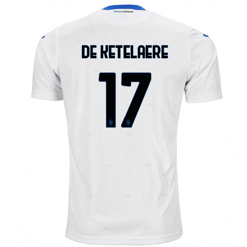 Danxen Niño Camiseta Charles De Ketelaere #17 Blanco 2ª Equipación 2024/25 La Camisa México