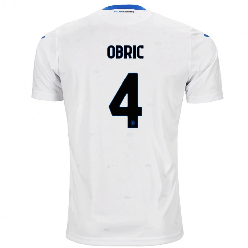 Danxen Niño Camiseta Relja Obric #4 Blanco 2ª Equipación 2024/25 La Camisa México