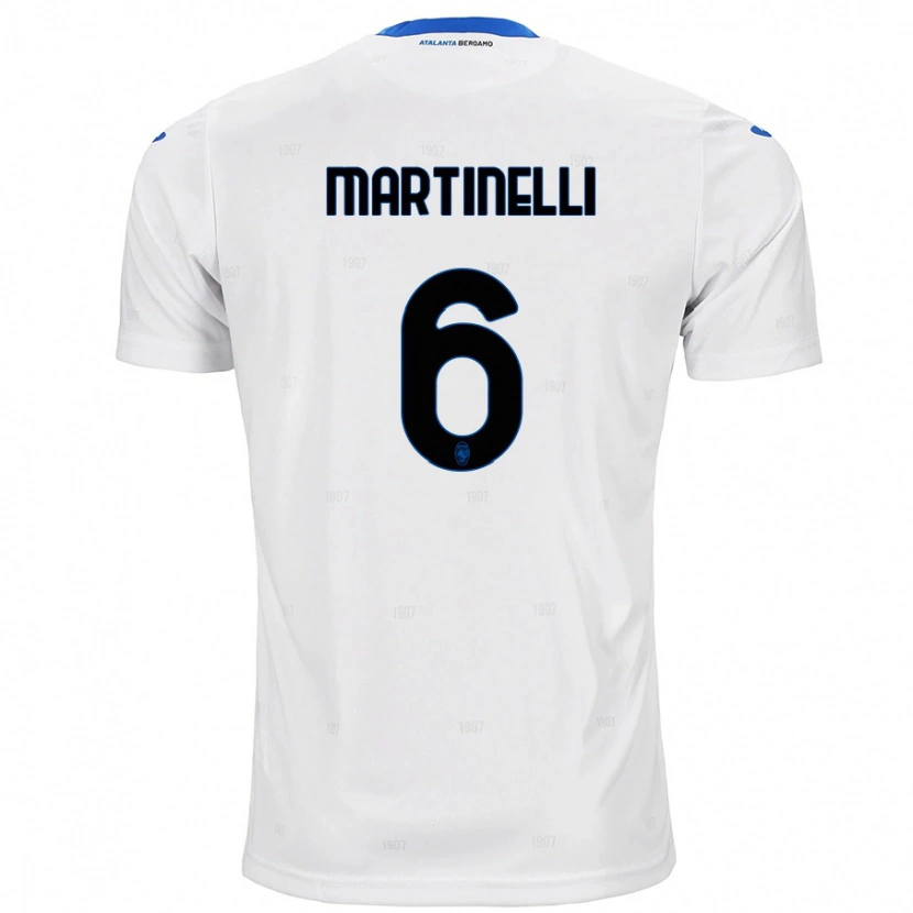 Danxen Niño Camiseta Gabriel Martinelli #6 Blanco 2ª Equipación 2024/25 La Camisa México