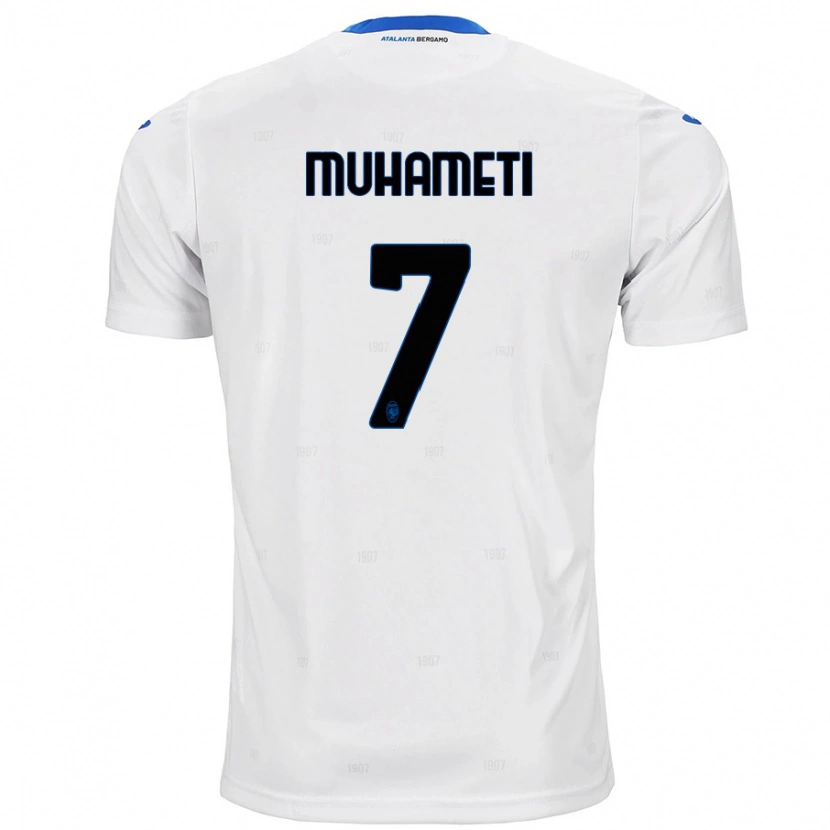 Danxen Niño Camiseta Endri Muhameti #7 Blanco 2ª Equipación 2024/25 La Camisa México
