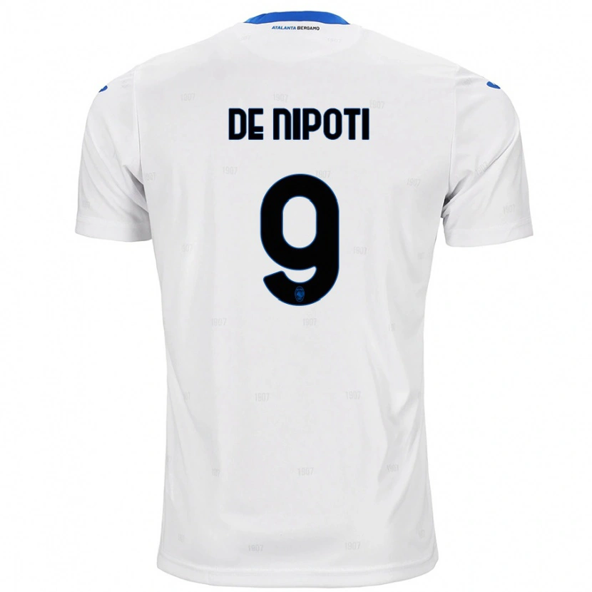 Danxen Niño Camiseta Tommaso De Nipoti #9 Blanco 2ª Equipación 2024/25 La Camisa México