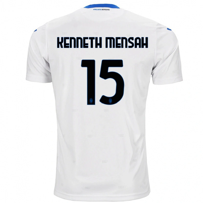 Danxen Niño Camiseta Anthony Kenneth Mensah #15 Blanco 2ª Equipación 2024/25 La Camisa México