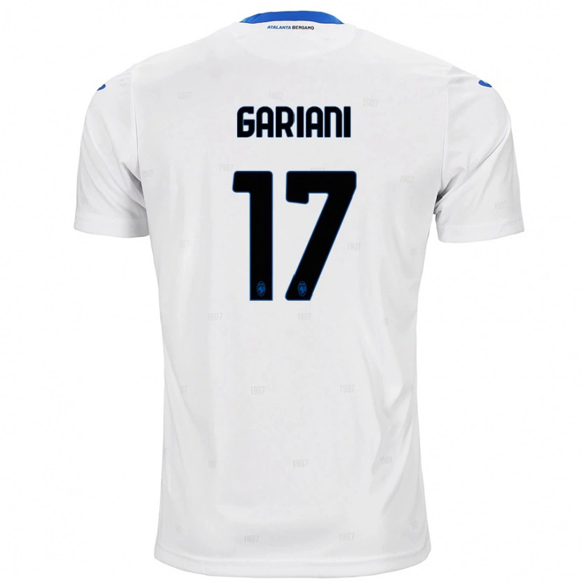 Danxen Niño Camiseta Niccolò Gariani #17 Blanco 2ª Equipación 2024/25 La Camisa México