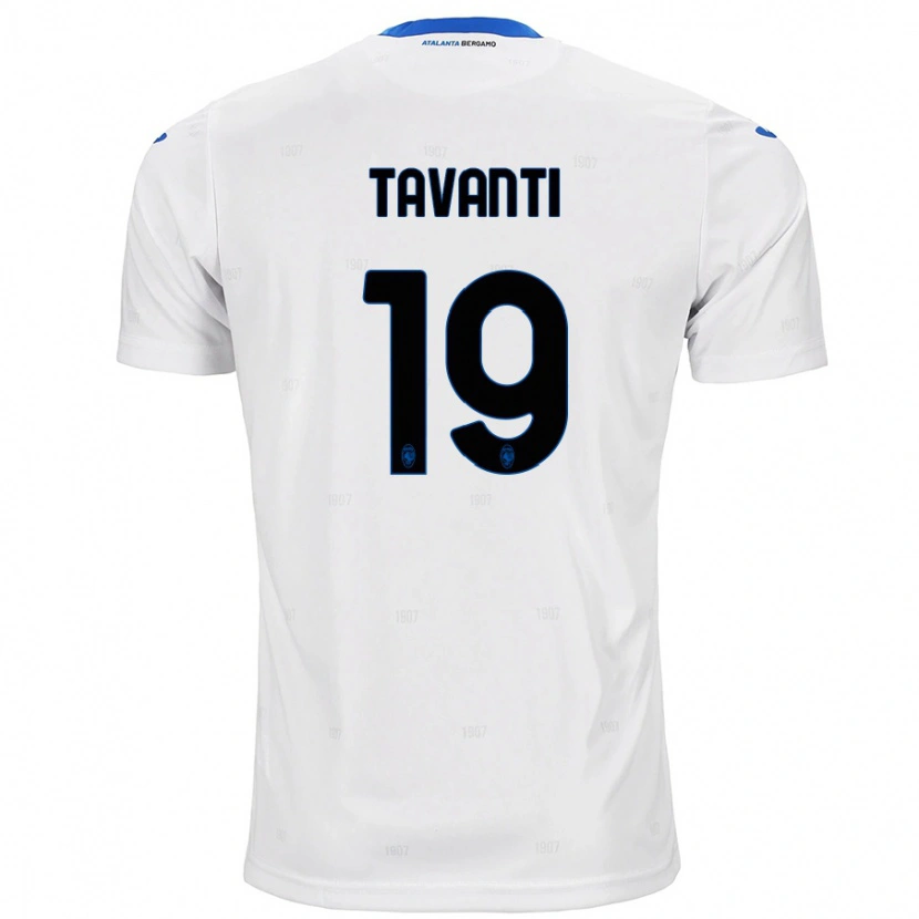 Danxen Niño Camiseta Mattia Tavanti #19 Blanco 2ª Equipación 2024/25 La Camisa México