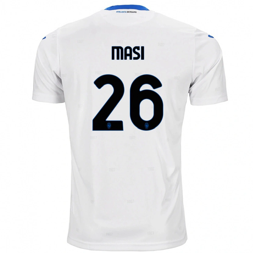 Danxen Niño Camiseta Alberto Masi #26 Blanco 2ª Equipación 2024/25 La Camisa México
