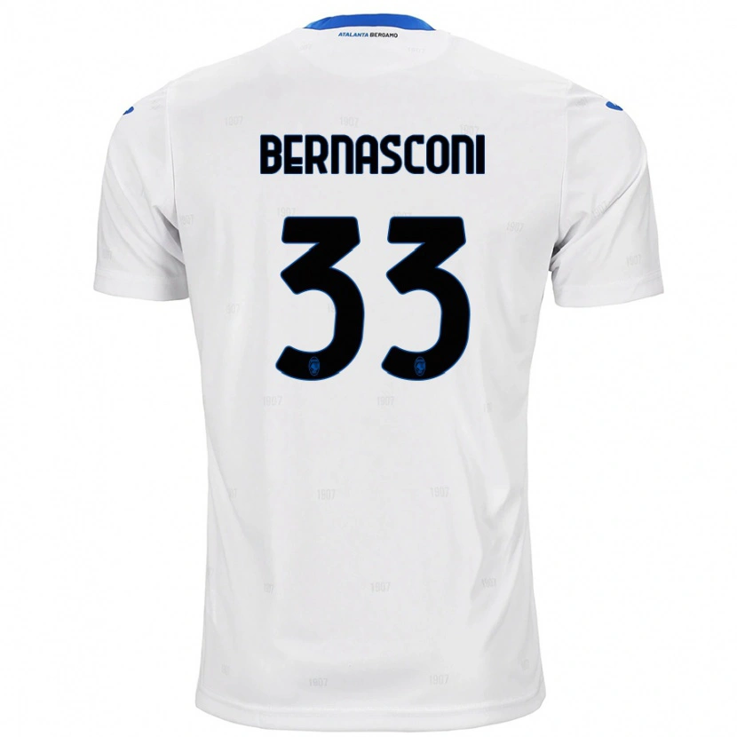 Danxen Niño Camiseta Lorenzo Bernasconi #33 Blanco 2ª Equipación 2024/25 La Camisa México