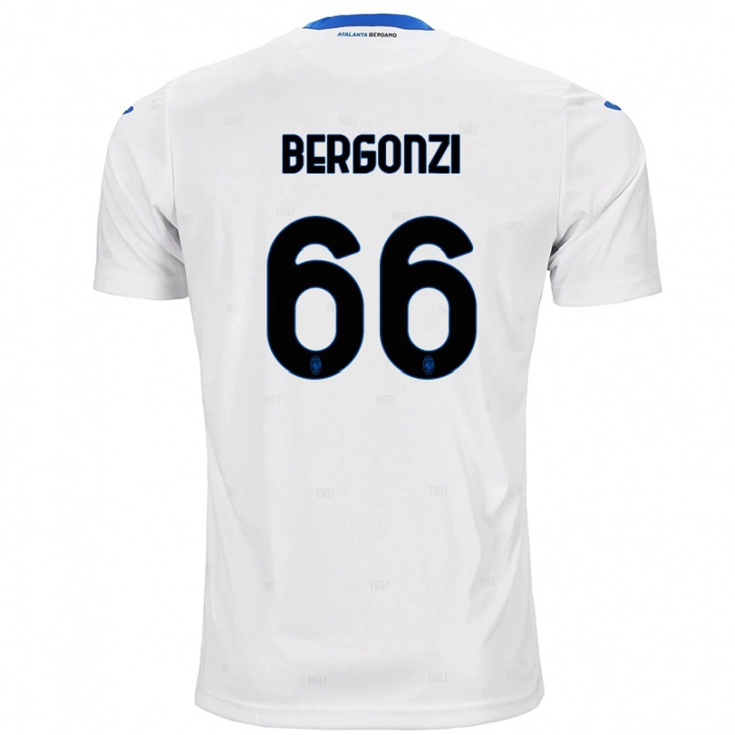 Danxen Niño Camiseta Federico Bergonzi #66 Blanco 2ª Equipación 2024/25 La Camisa México