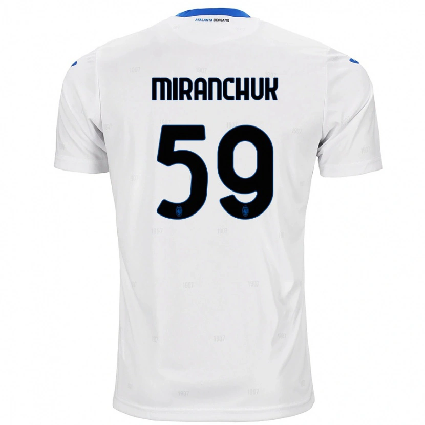 Danxen Niño Camiseta Aleksey Miranchuk #59 Blanco 2ª Equipación 2024/25 La Camisa México