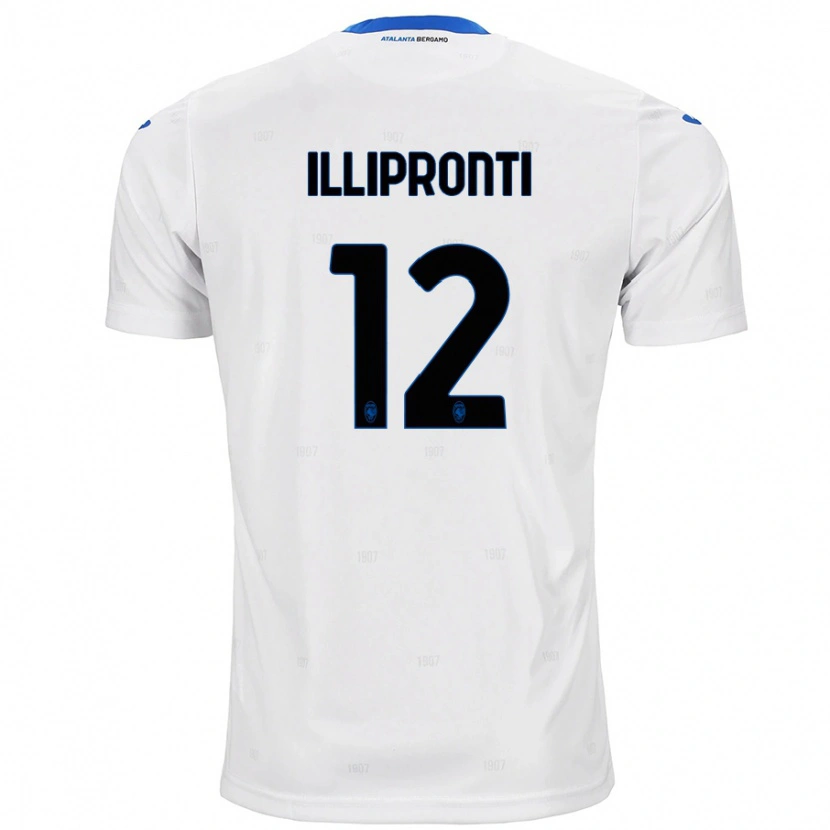 Danxen Niño Camiseta Filippo Illipronti #12 Blanco 2ª Equipación 2024/25 La Camisa México